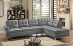 8378BLK* 2-Piece Sectional with Right Chaise HE