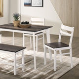 DINING TABLE SET 5PC.    |  FOA   CM3714GY-T-BN-5PK